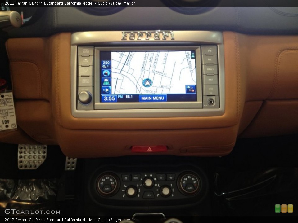 Cuoio (Beige) Interior Navigation for the 2012 Ferrari California  #62791428