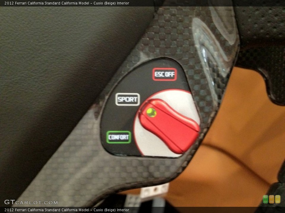 Cuoio (Beige) Interior Controls for the 2012 Ferrari California  #62791449