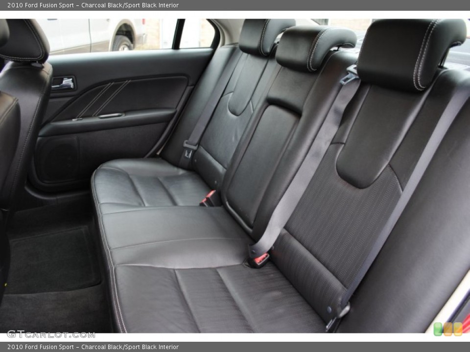 Charcoal Black/Sport Black Interior Rear Seat for the 2010 Ford Fusion Sport #62792031