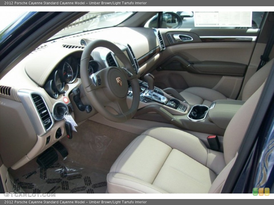 Umber Brown/Light Tartufo Interior Prime Interior for the 2012 Porsche Cayenne  #62792061