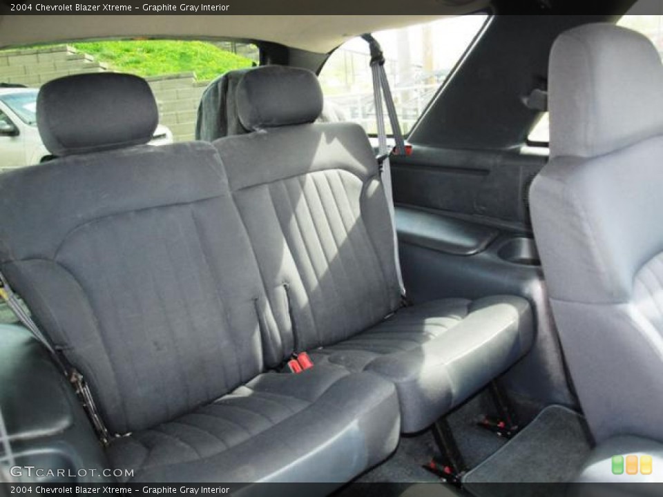 Graphite Gray Interior Rear Seat for the 2004 Chevrolet Blazer Xtreme #62792768