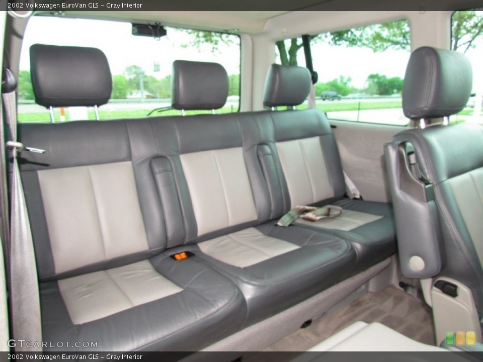Gray Interior Rear Seat for the 2002 Volkswagen EuroVan GLS #62795443