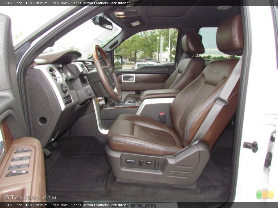 Sienna Brown Leather/Black Interior Photo for the 2010 Ford F150 Platinum SuperCrew #62796028