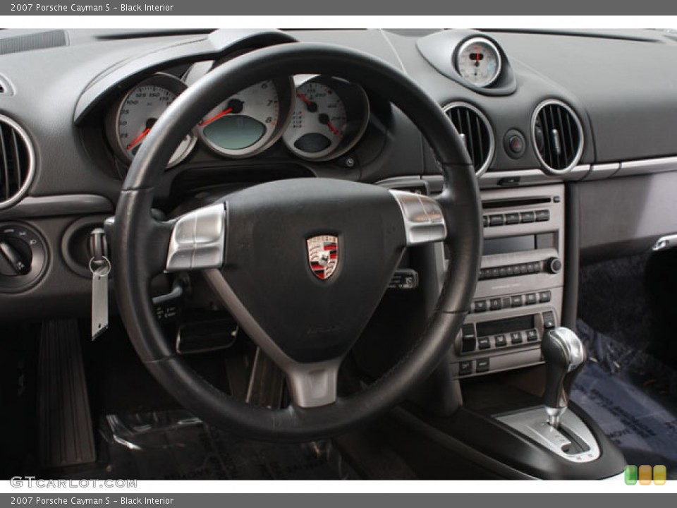 Black Interior Steering Wheel for the 2007 Porsche Cayman S #62796295
