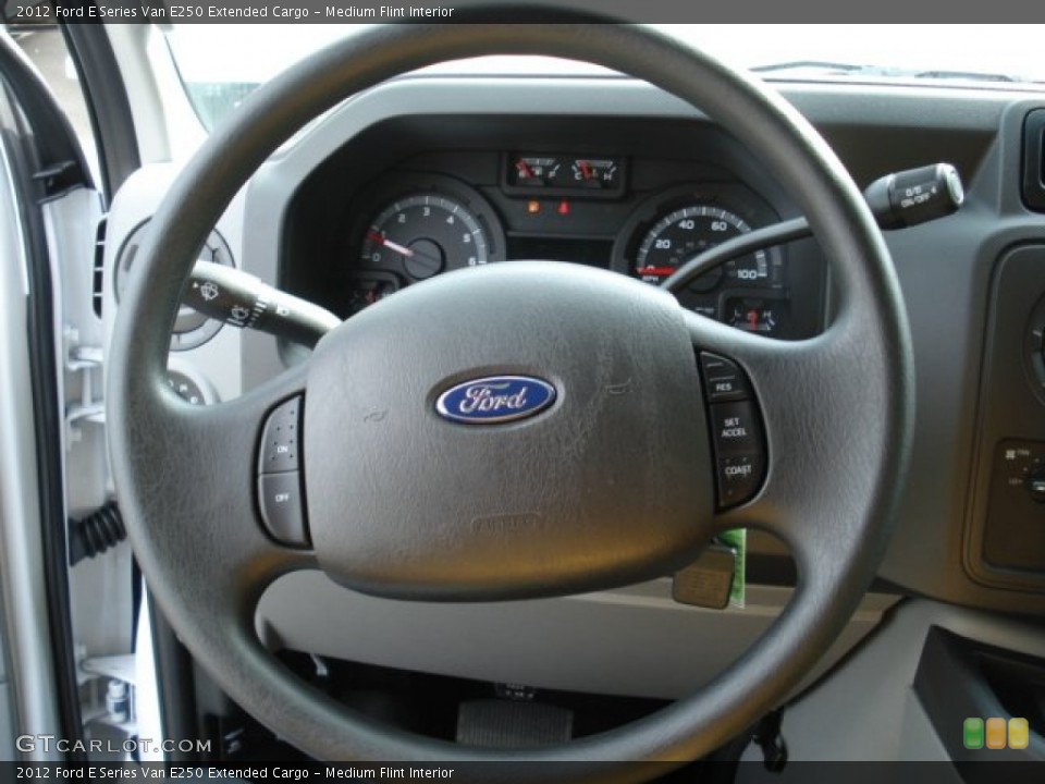 Medium Flint Interior Steering Wheel for the 2012 Ford E Series Van E250 Extended Cargo #62796685