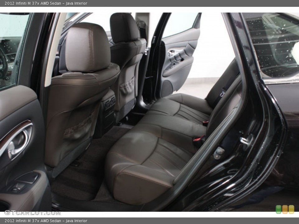 Java Interior Rear Seat for the 2012 Infiniti M 37x AWD Sedan #62797007