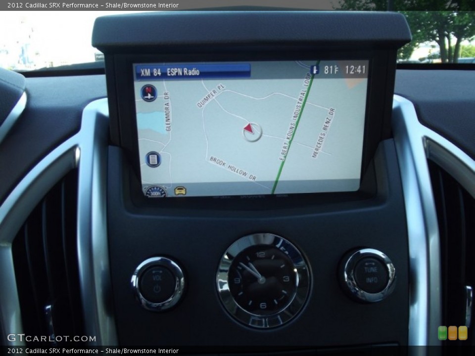 Shale/Brownstone Interior Navigation for the 2012 Cadillac SRX Performance #62798623