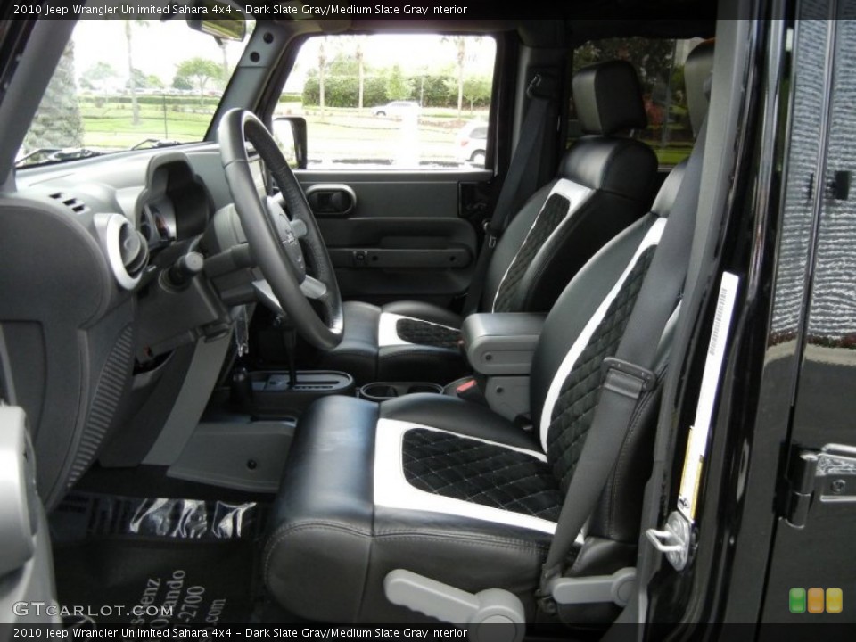 Dark Slate Gray/Medium Slate Gray Interior Photo for the 2010 Jeep Wrangler Unlimited Sahara 4x4 #62799791