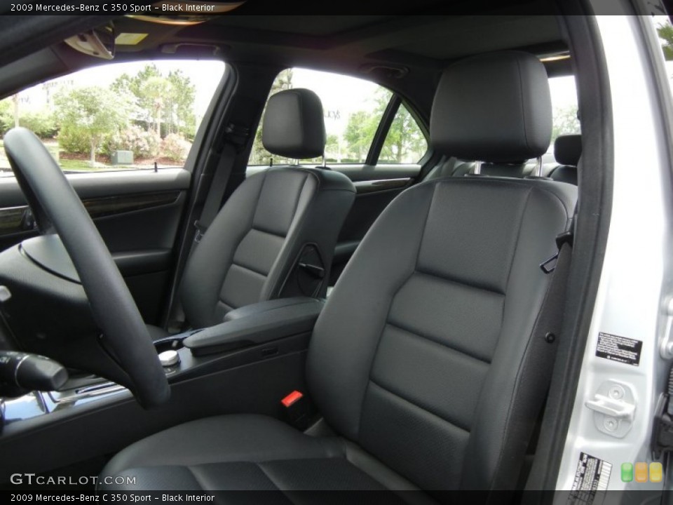Black Interior Photo for the 2009 Mercedes-Benz C 350 Sport #62800072