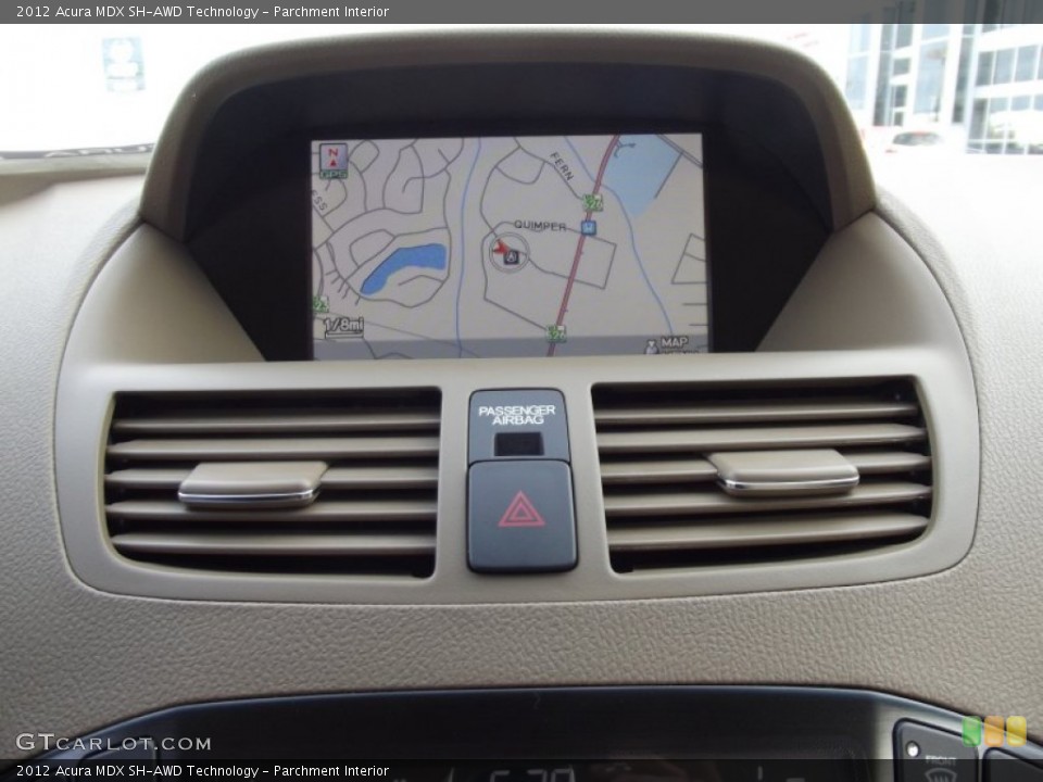 Parchment Interior Navigation for the 2012 Acura MDX SH-AWD Technology #62800165
