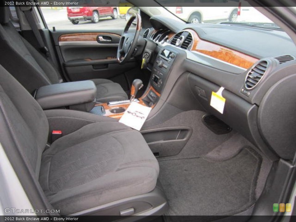 Ebony Interior Photo for the 2012 Buick Enclave AWD #62800423
