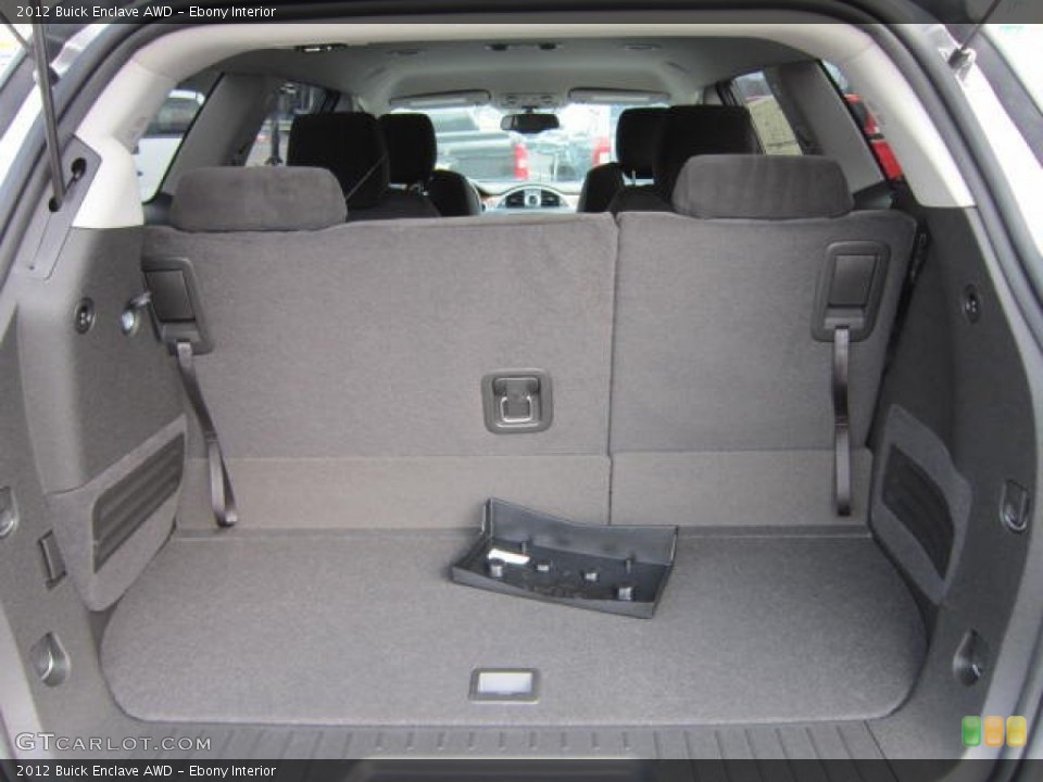 Ebony Interior Trunk for the 2012 Buick Enclave AWD #62800439