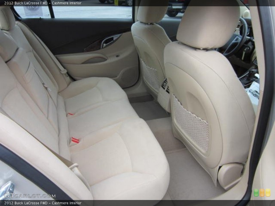 Cashmere Interior Rear Seat for the 2012 Buick LaCrosse FWD #62800609