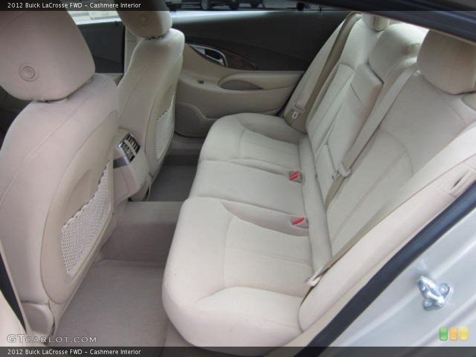 Cashmere Interior Rear Seat for the 2012 Buick LaCrosse FWD #62800626