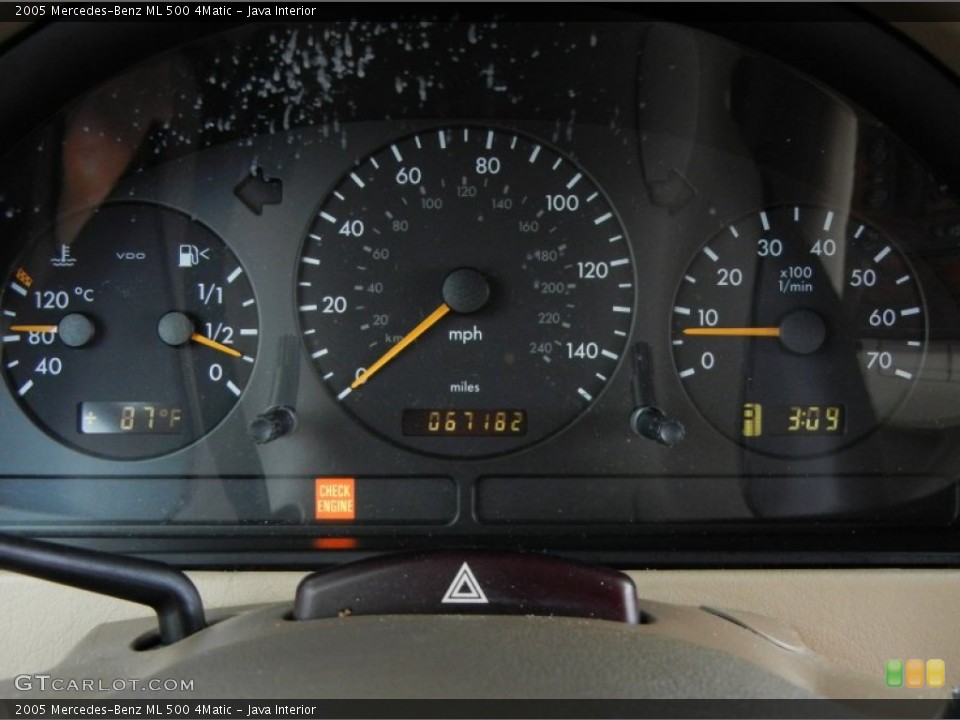Java Interior Gauges for the 2005 Mercedes-Benz ML 500 4Matic #62800724