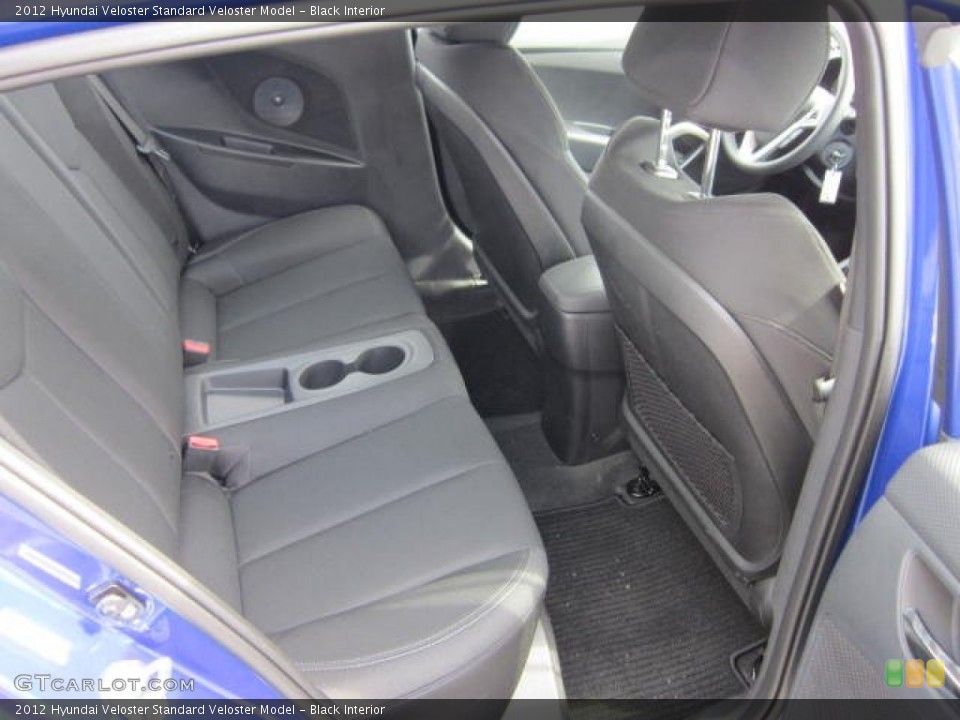Black Interior Rear Seat for the 2012 Hyundai Veloster  #62801457