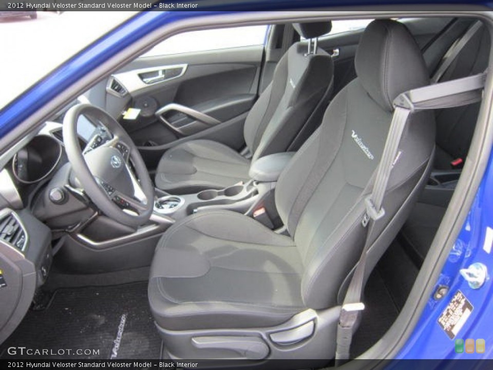 Black Interior Front Seat for the 2012 Hyundai Veloster  #62801475