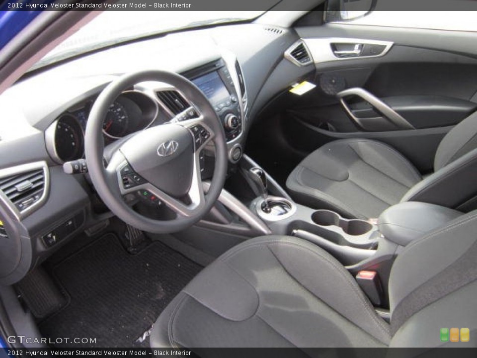 Black Interior Prime Interior for the 2012 Hyundai Veloster  #62801485