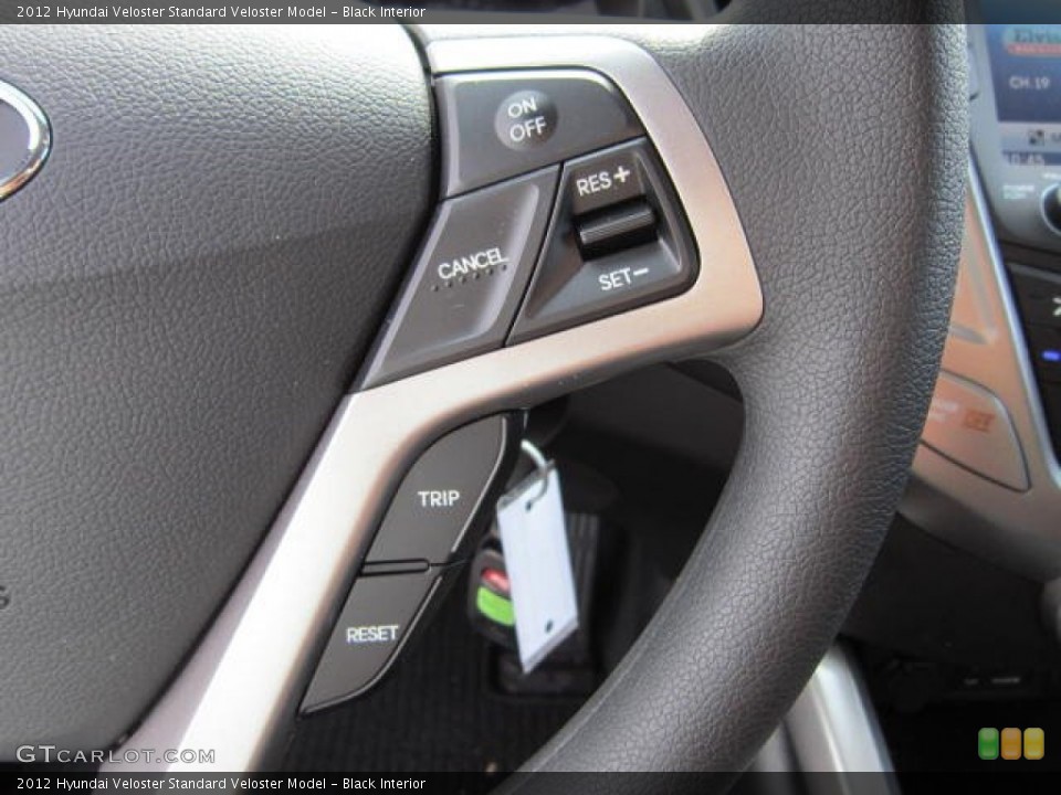 Black Interior Controls for the 2012 Hyundai Veloster  #62801512