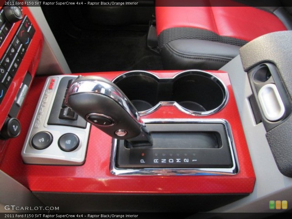 Raptor Black/Orange Interior Transmission for the 2011 Ford F150 SVT Raptor SuperCrew 4x4 #62803607