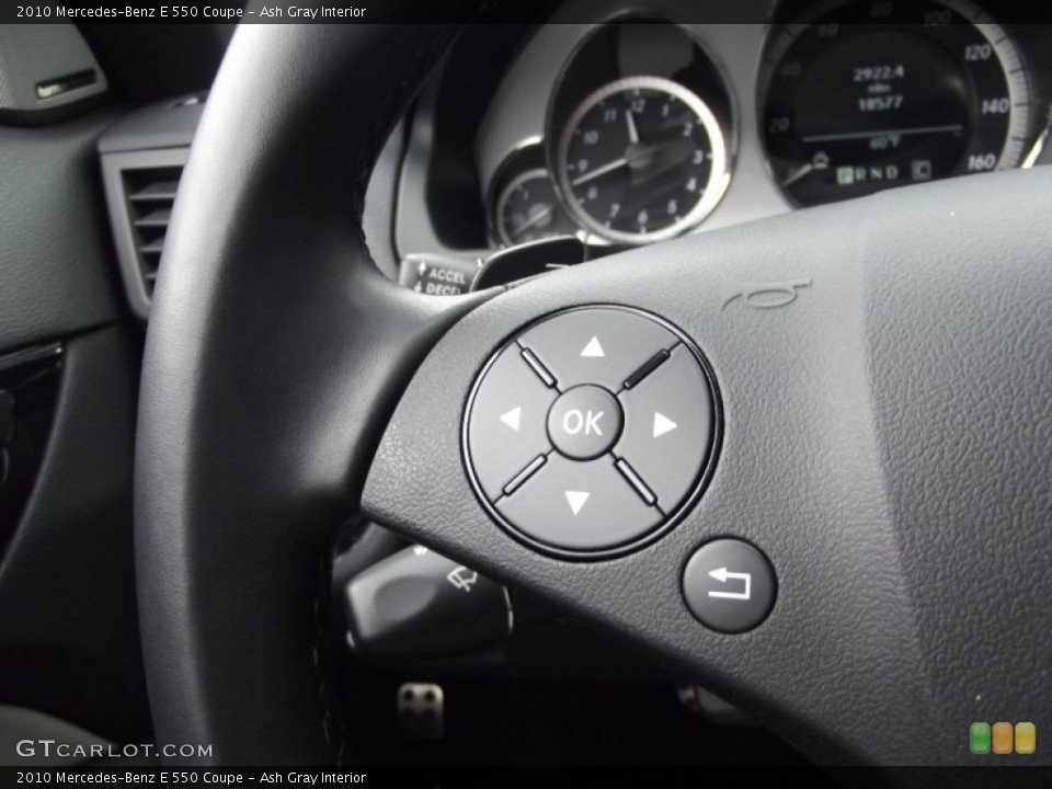 Ash Gray Interior Controls for the 2010 Mercedes-Benz E 550 Coupe #62805874