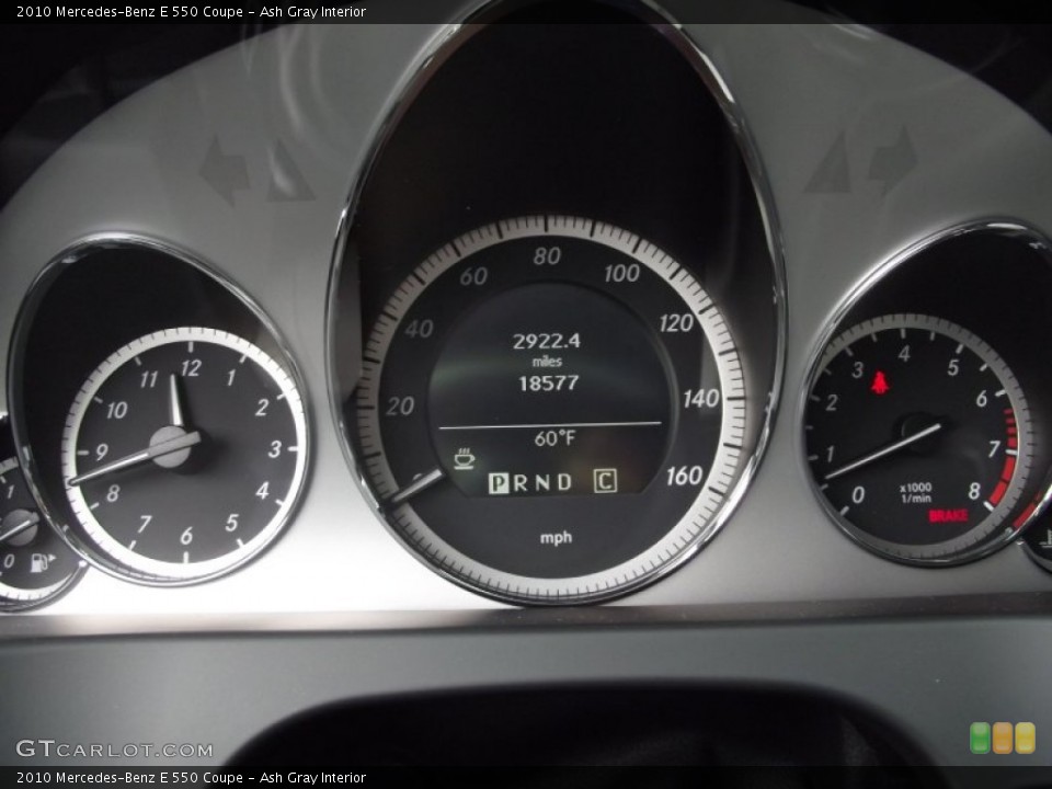 Ash Gray Interior Gauges for the 2010 Mercedes-Benz E 550 Coupe #62805909