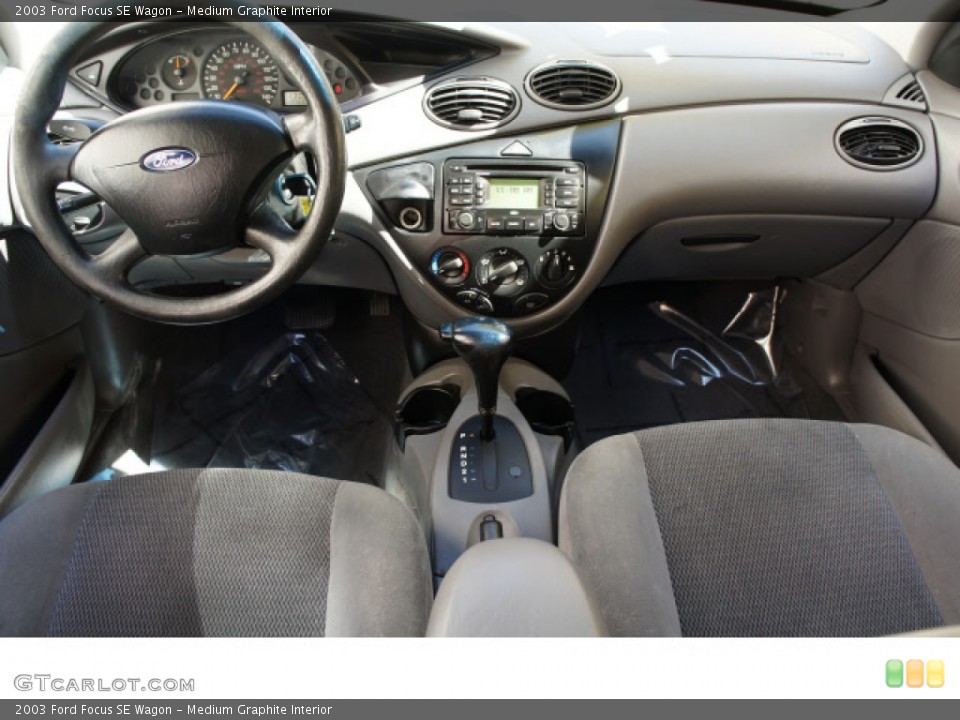 Medium Graphite Interior Dashboard for the 2003 Ford Focus SE Wagon #62806180