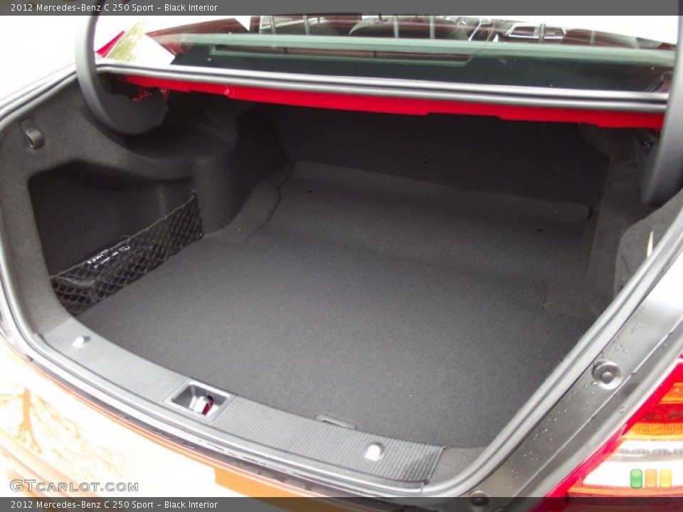 Black Interior Trunk for the 2012 Mercedes-Benz C 250 Sport #62806267