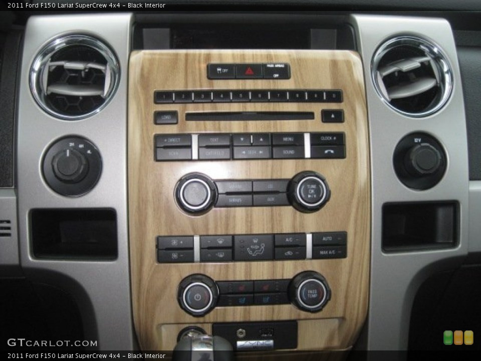 Black Interior Controls for the 2011 Ford F150 Lariat SuperCrew 4x4 #62806286