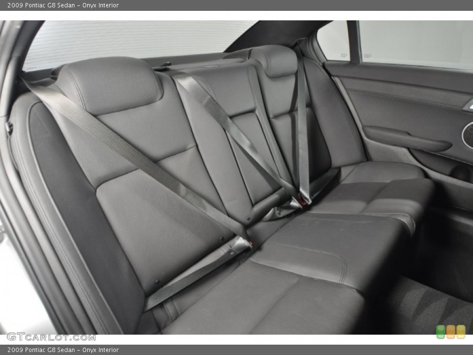 Onyx Interior Rear Seat for the 2009 Pontiac G8 Sedan #62807164