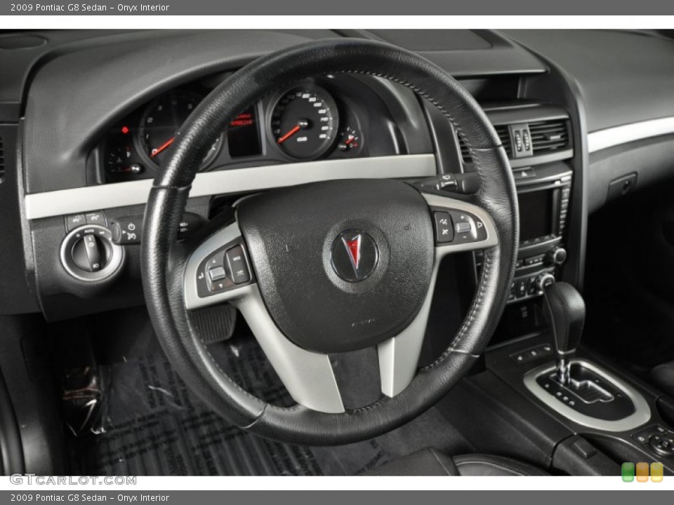 Onyx Interior Steering Wheel for the 2009 Pontiac G8 Sedan #62807232