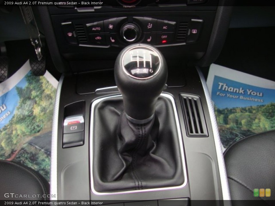 Black Interior Transmission for the 2009 Audi A4 2.0T Premium quattro Sedan #62807283