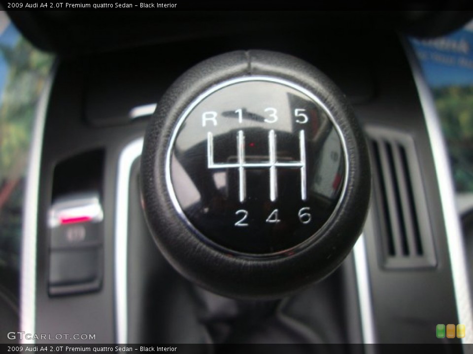 Black Interior Transmission for the 2009 Audi A4 2.0T Premium quattro Sedan #62807299