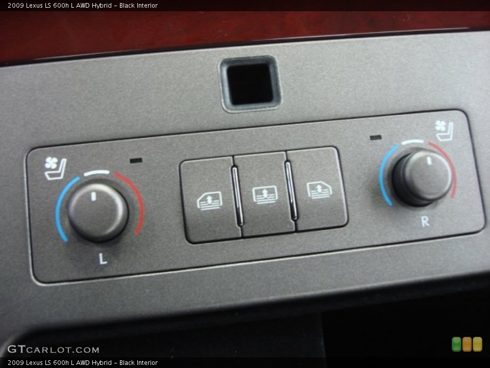 Black Interior Controls for the 2009 Lexus LS 600h L AWD Hybrid #62807647