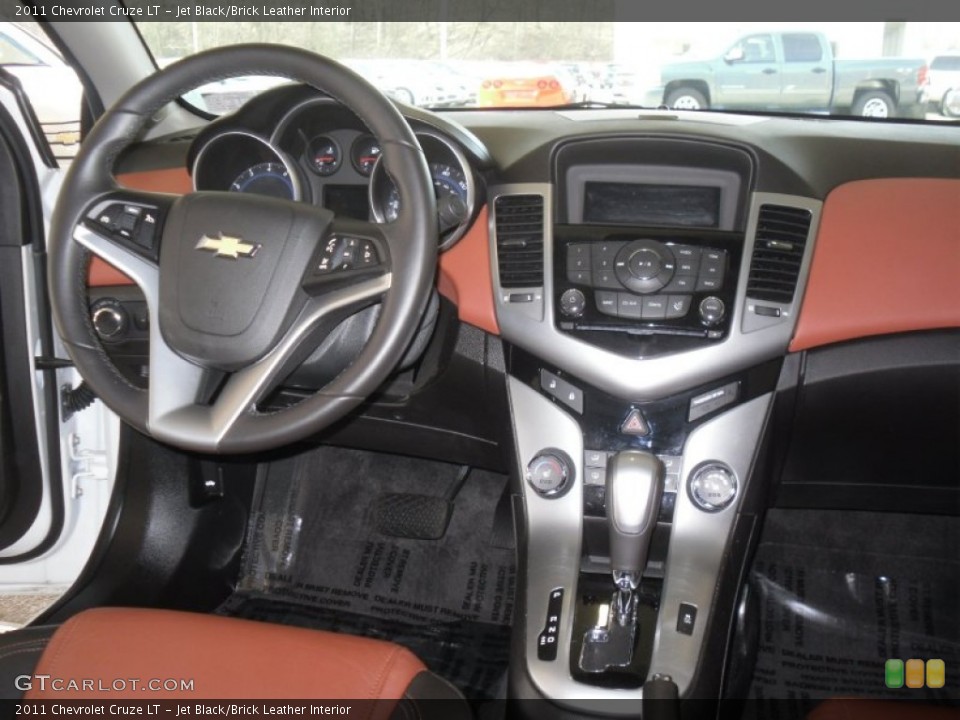 Jet Black/Brick Leather Interior Dashboard for the 2011 Chevrolet Cruze LT #62809189