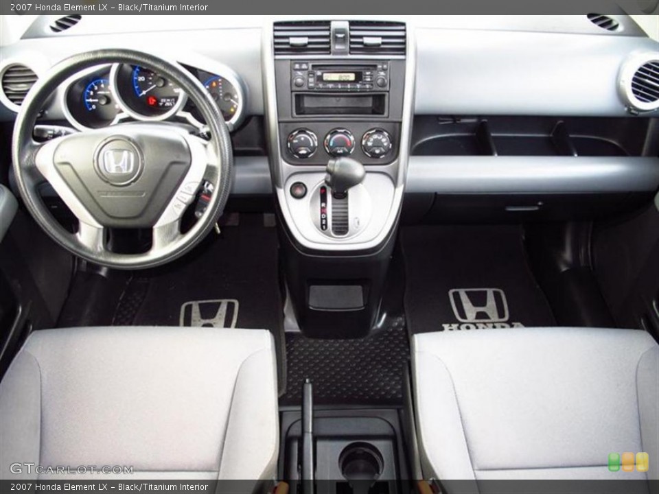 Black/Titanium Interior Dashboard for the 2007 Honda Element LX #62809576
