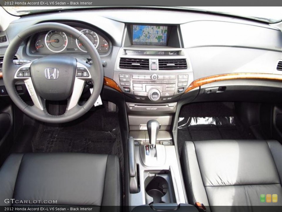 Black Interior Dashboard for the 2012 Honda Accord EX-L V6 Sedan #62810080