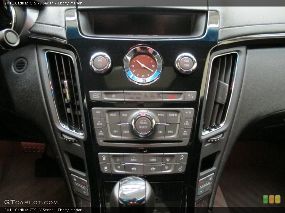 Ebony Interior Controls for the 2011 Cadillac CTS -V Sedan #62812040