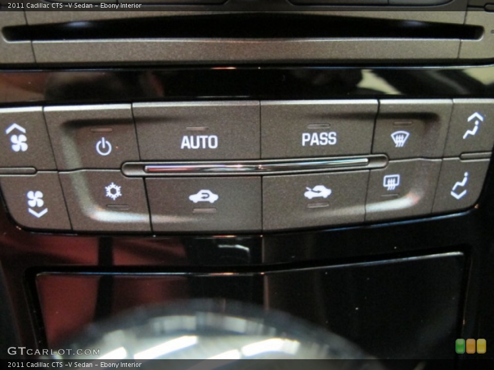 Ebony Interior Controls for the 2011 Cadillac CTS -V Sedan #62812072