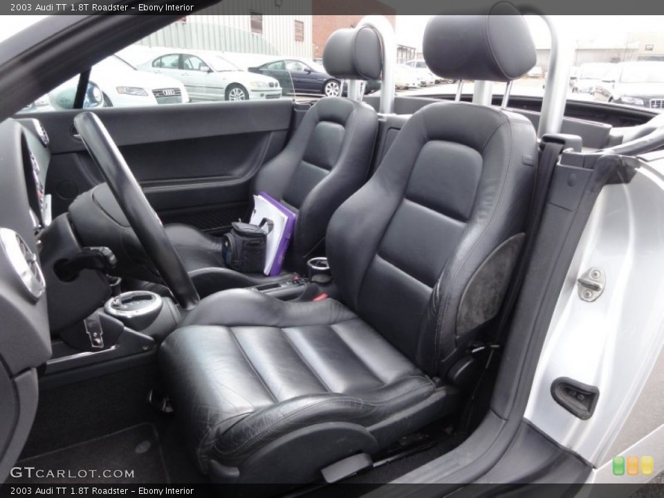 Ebony Interior Front Seat for the 2003 Audi TT 1.8T Roadster #62813694