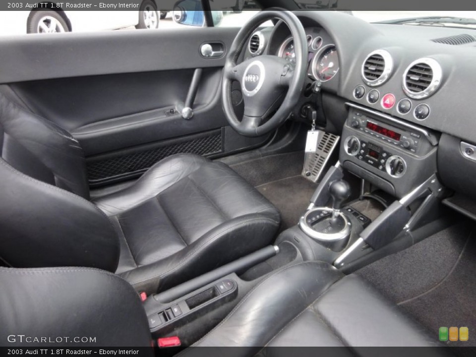 Ebony Interior Dashboard for the 2003 Audi TT 1.8T Roadster #62813710