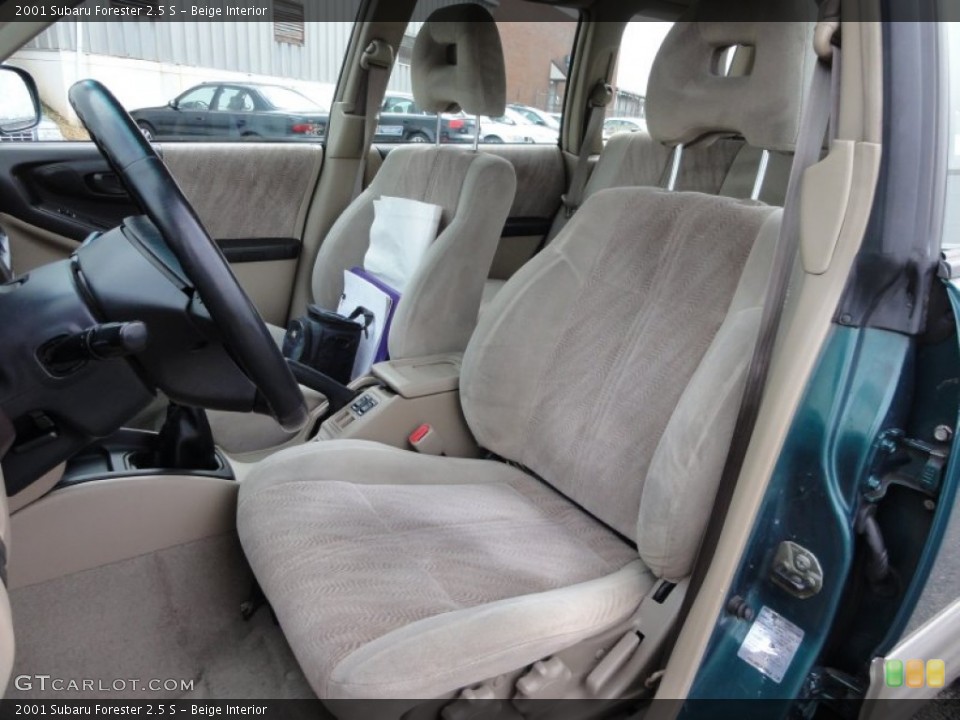 Beige 2001 Subaru Forester Interiors