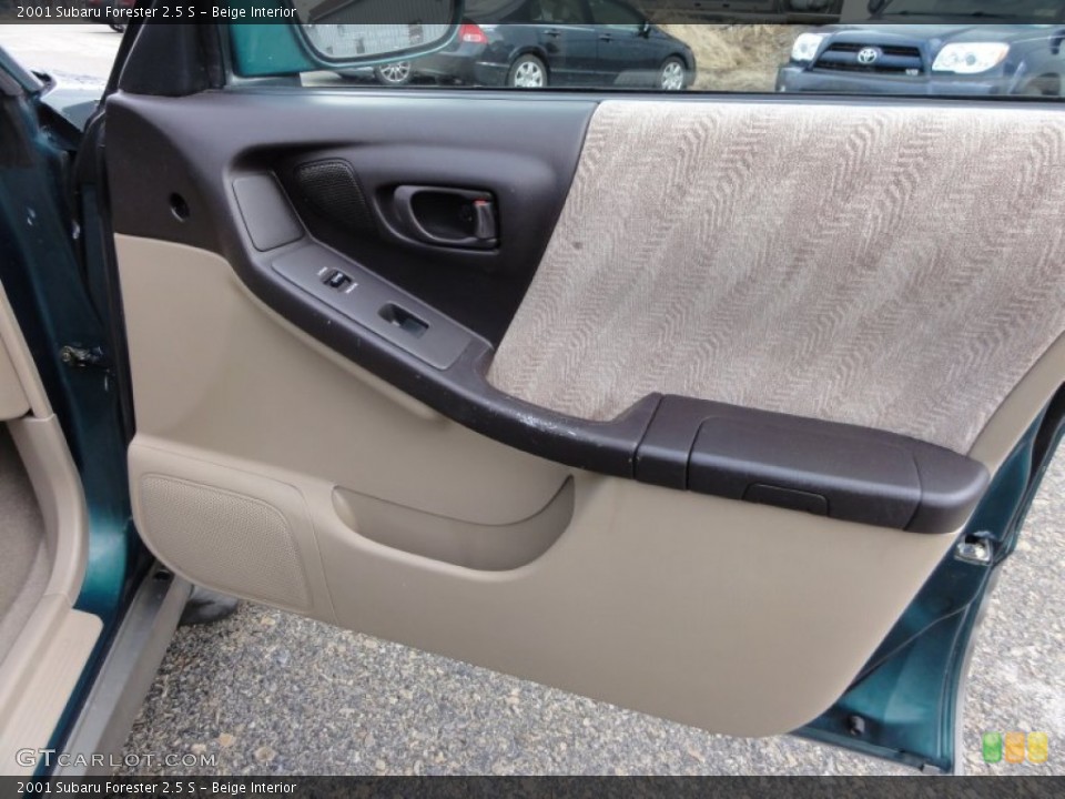 Beige Interior Door Panel for the 2001 Subaru Forester 2.5 S #62814202