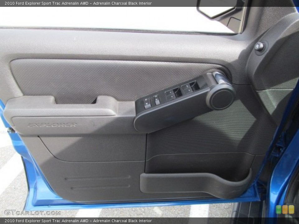 Adrenalin Charcoal Black Interior Door Panel for the 2010 Ford Explorer Sport Trac Adrenalin AWD #62816485