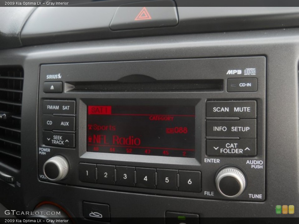 Gray Interior Audio System for the 2009 Kia Optima LX #62818659