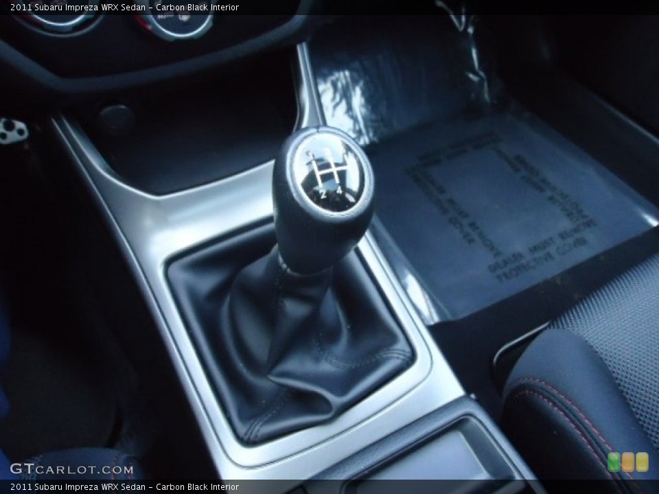 Carbon Black Interior Transmission for the 2011 Subaru Impreza WRX Sedan #62821560