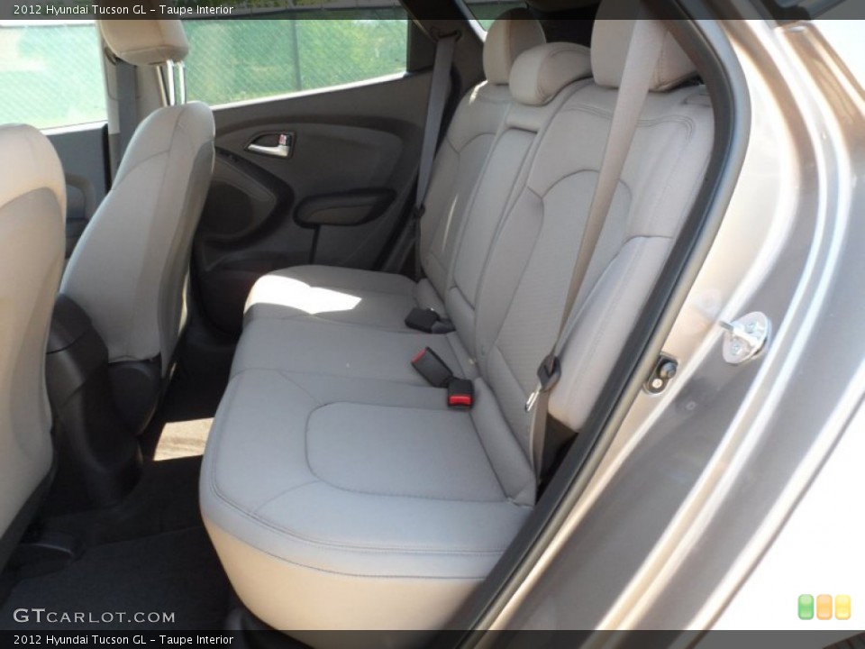 Taupe Interior Rear Seat for the 2012 Hyundai Tucson GL #62822710