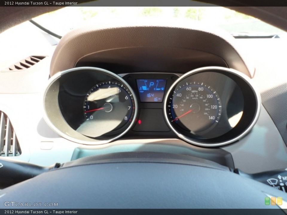 Taupe Interior Gauges for the 2012 Hyundai Tucson GL #62822800