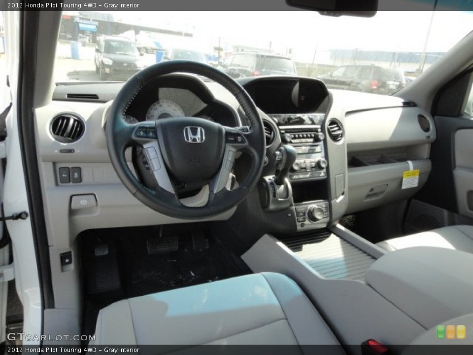 Gray Interior Dashboard for the 2012 Honda Pilot Touring 4WD #62824048