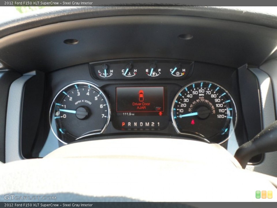 Steel Gray Interior Gauges for the 2012 Ford F150 XLT SuperCrew #62826169